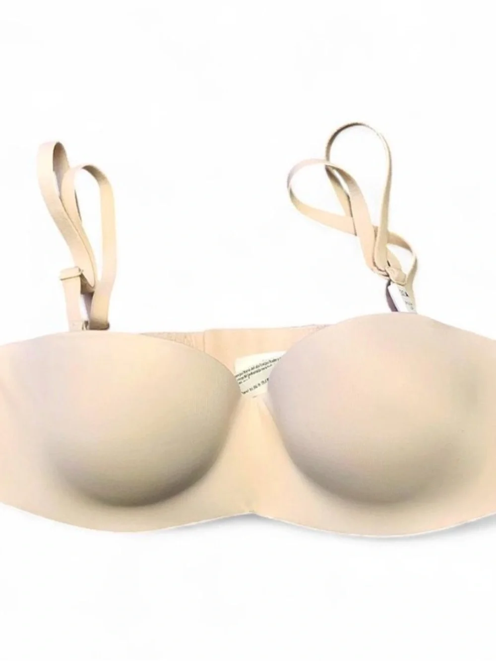 NWT Victoria's Secret PINK Strapless Push-Up Bra Nude 32A